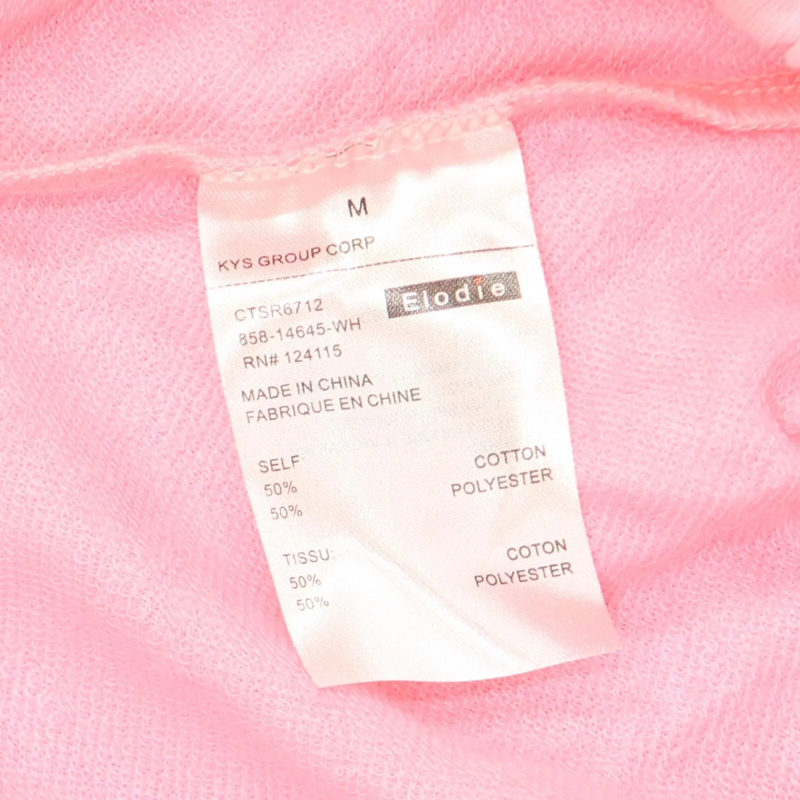 Elodie Womens Pullover French Terry Lined Sweatshirt with Waist Drawstring