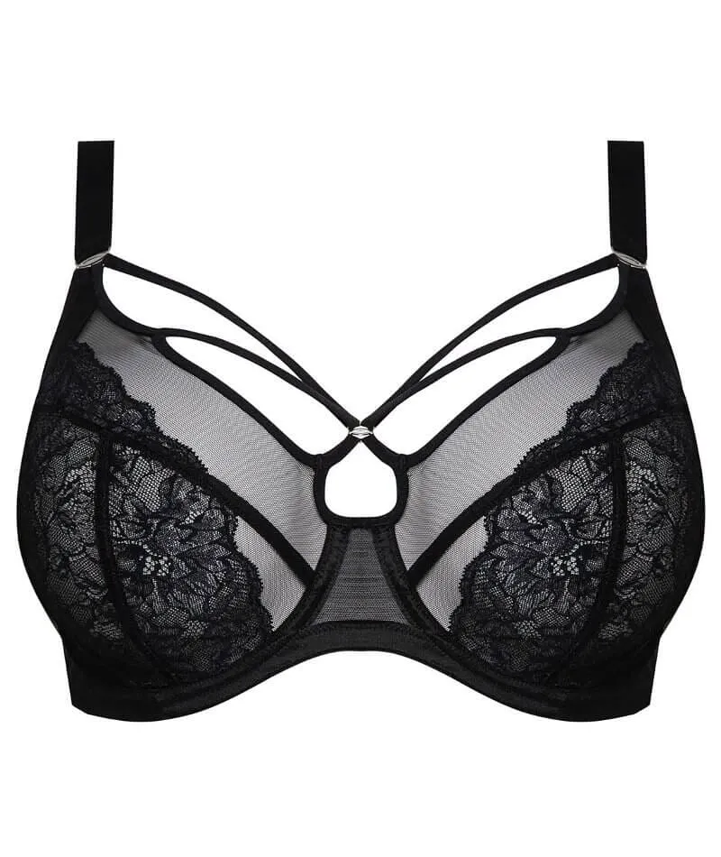 Elomi Brianna Underwire Plunge Bra - Black