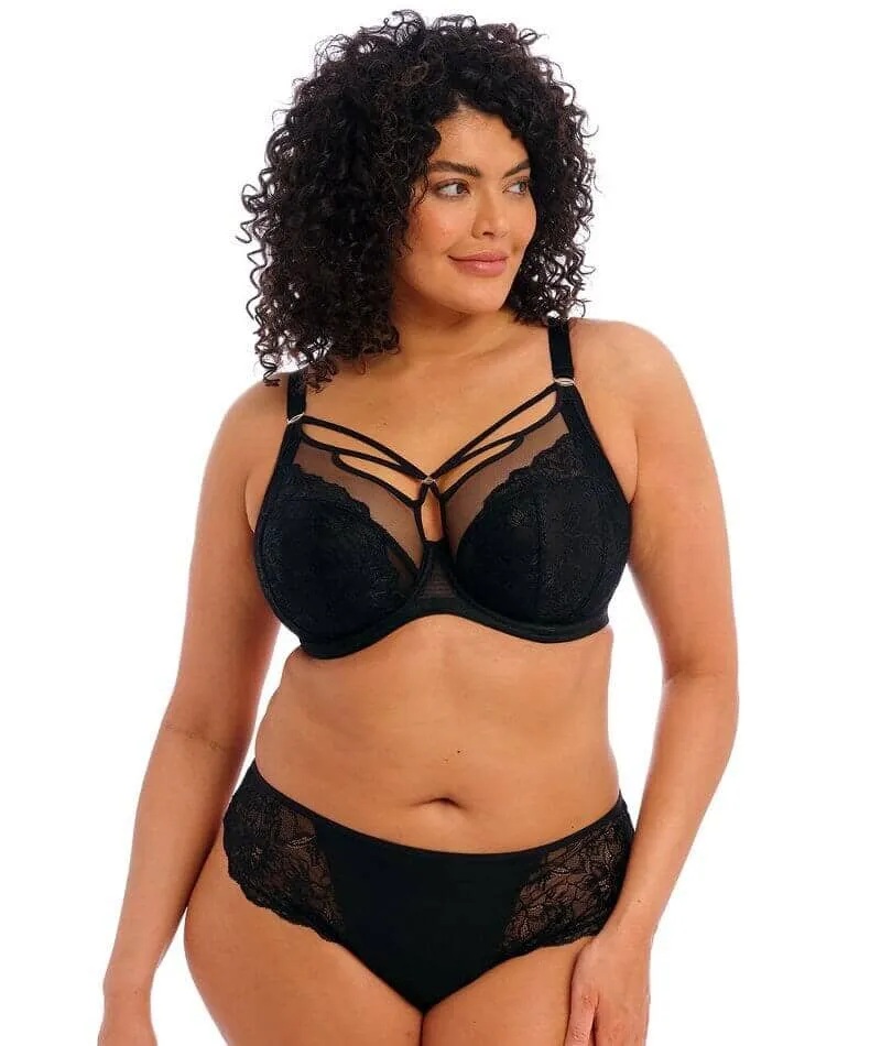 Elomi Brianna Underwire Plunge Bra - Black