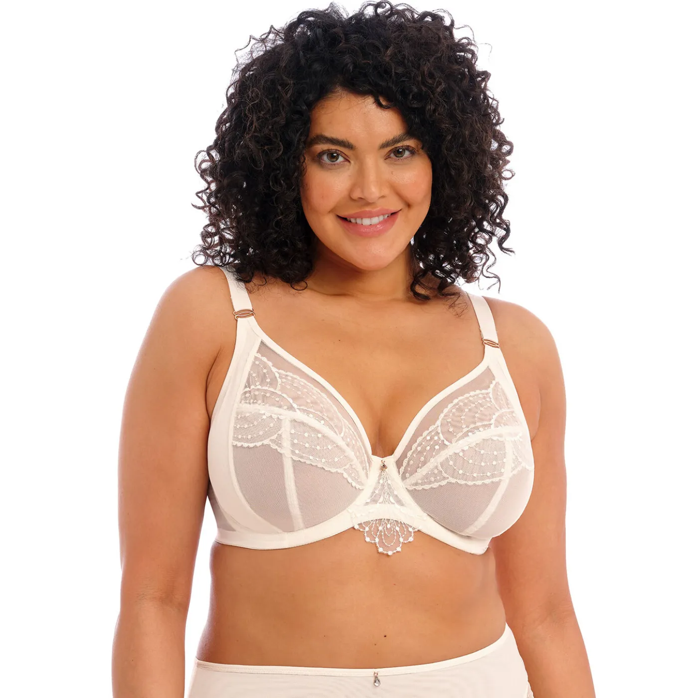 Elomi Priya Plunge Bra | Vanilla