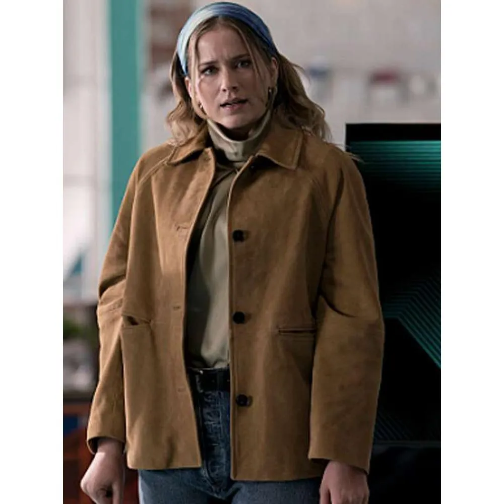 Elsbeth Quinn Powers Brown Jacket