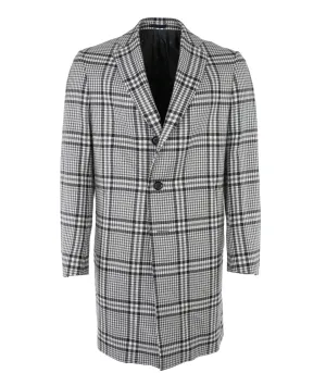 Exploded Plaid Overcoat in Scabal Zeus Wool