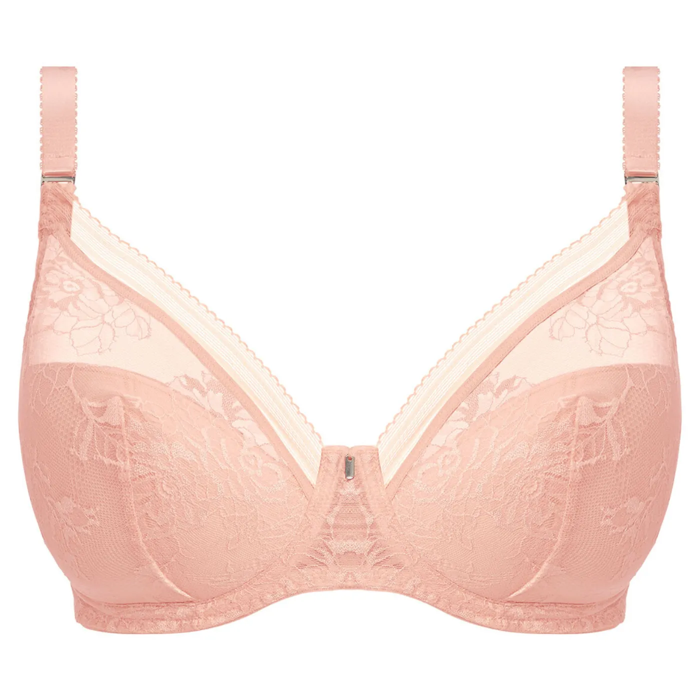 Fantasie Fusion Lace Plunge Bra | Blush