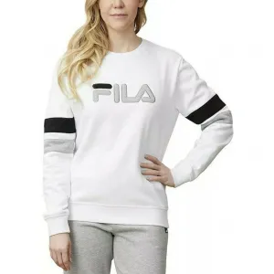 Fila Women's Natalie Colorblock Crewneck Pullover Fleece Sweatshirt