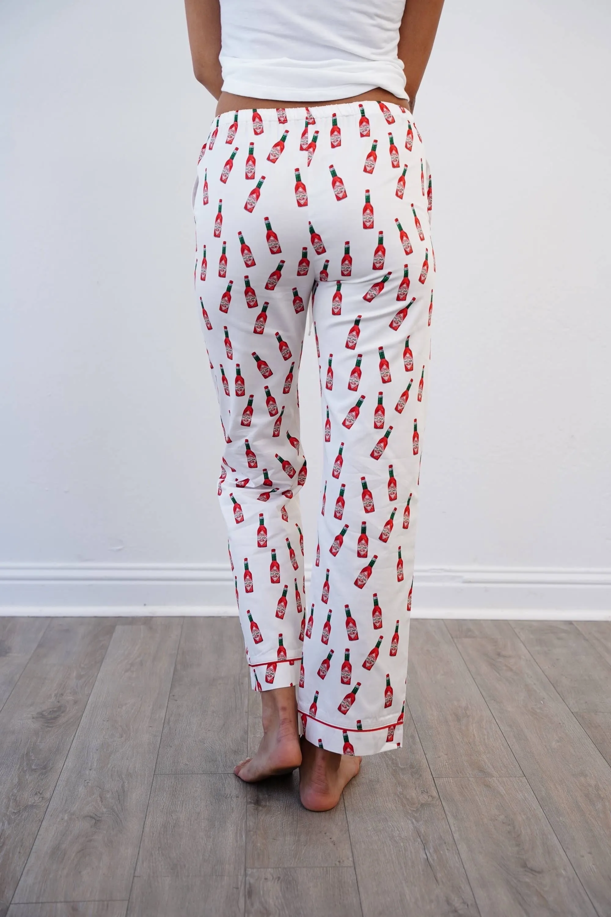 FINAL SALE Sleep Pants - Hot Sauce Tabasco