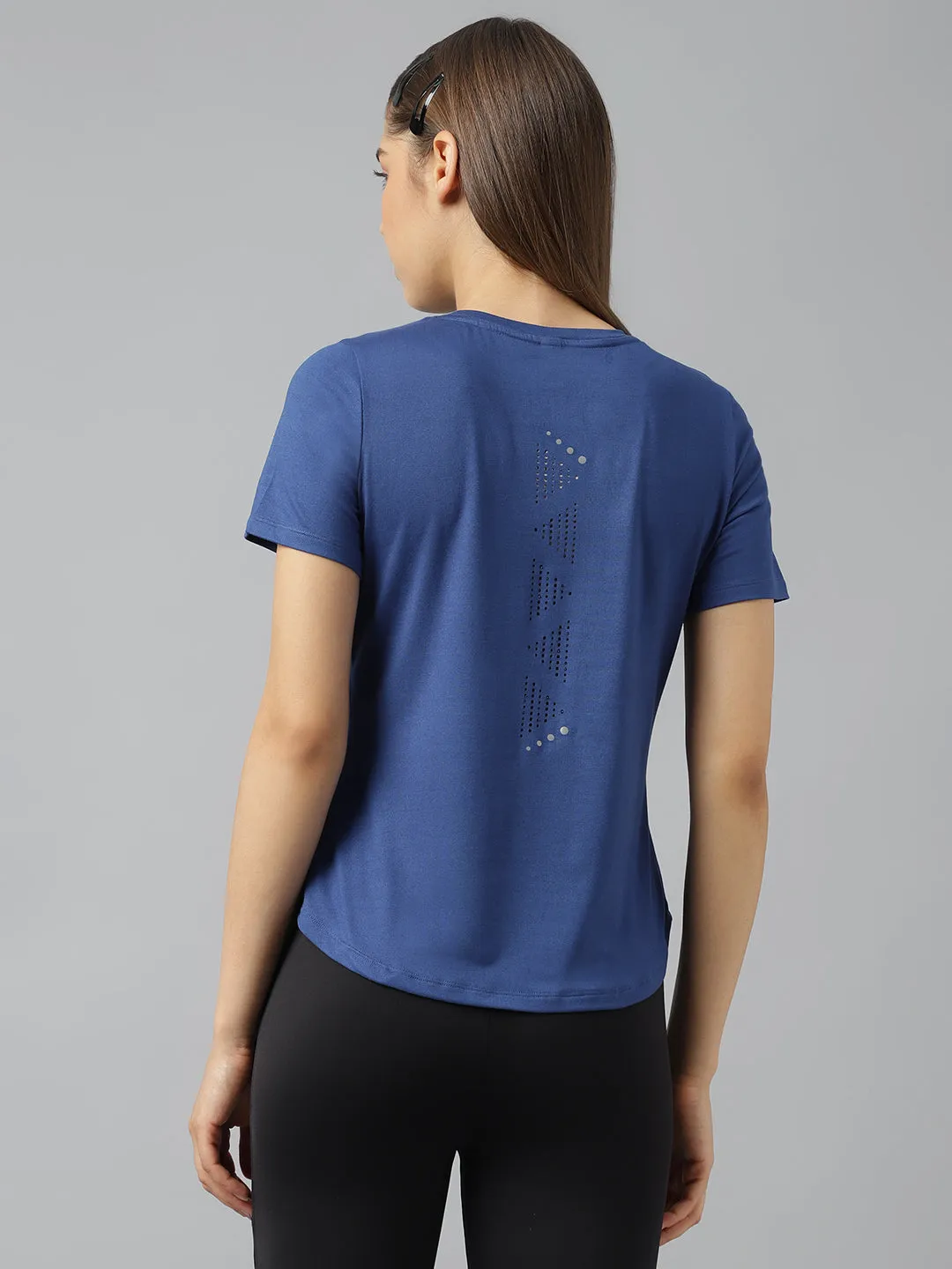 Fitkin women short sleeves t-shirt with laser cut detail