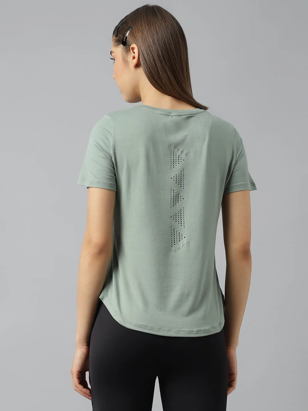Fitkin women short sleeves t-shirt with laser cut detail