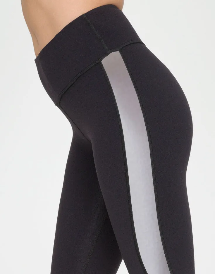 Fitness Leggings Leather Strap Stitching Nine Points Yoga Pants new fashion