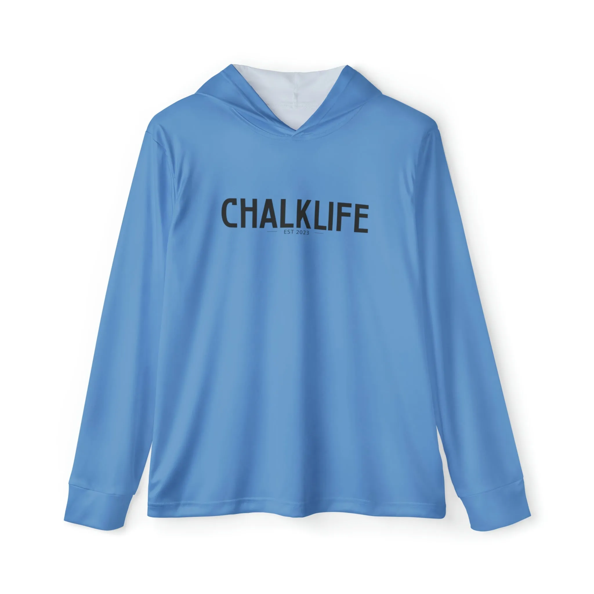 Fitness Performance Hoodie - Light Blue