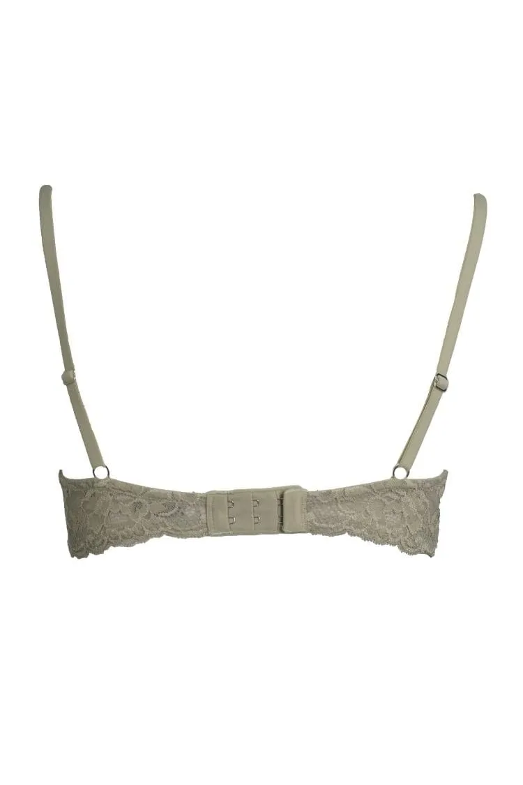 Flirt Demi Lace Bra - Sage