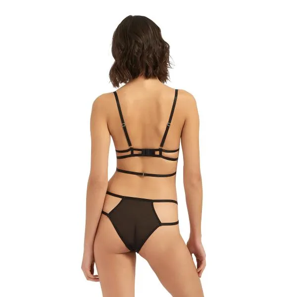 Fonteyn Brief - Black/Terracotta -