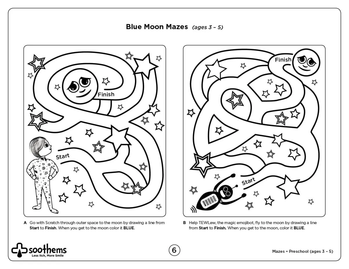 FREE Activity Book - Search for a Smile in the Moon