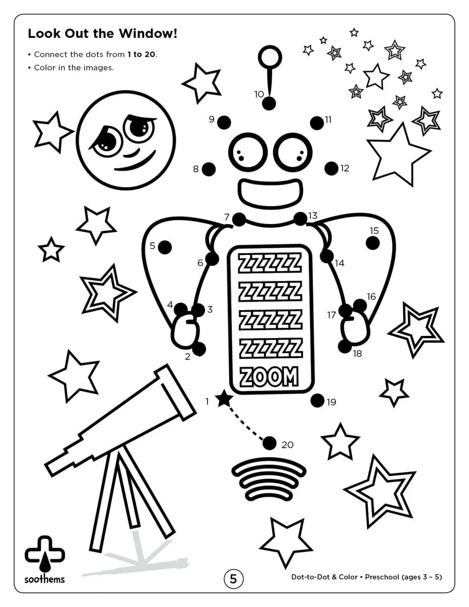 FREE Activity Book - Search for a Smile in the Moon