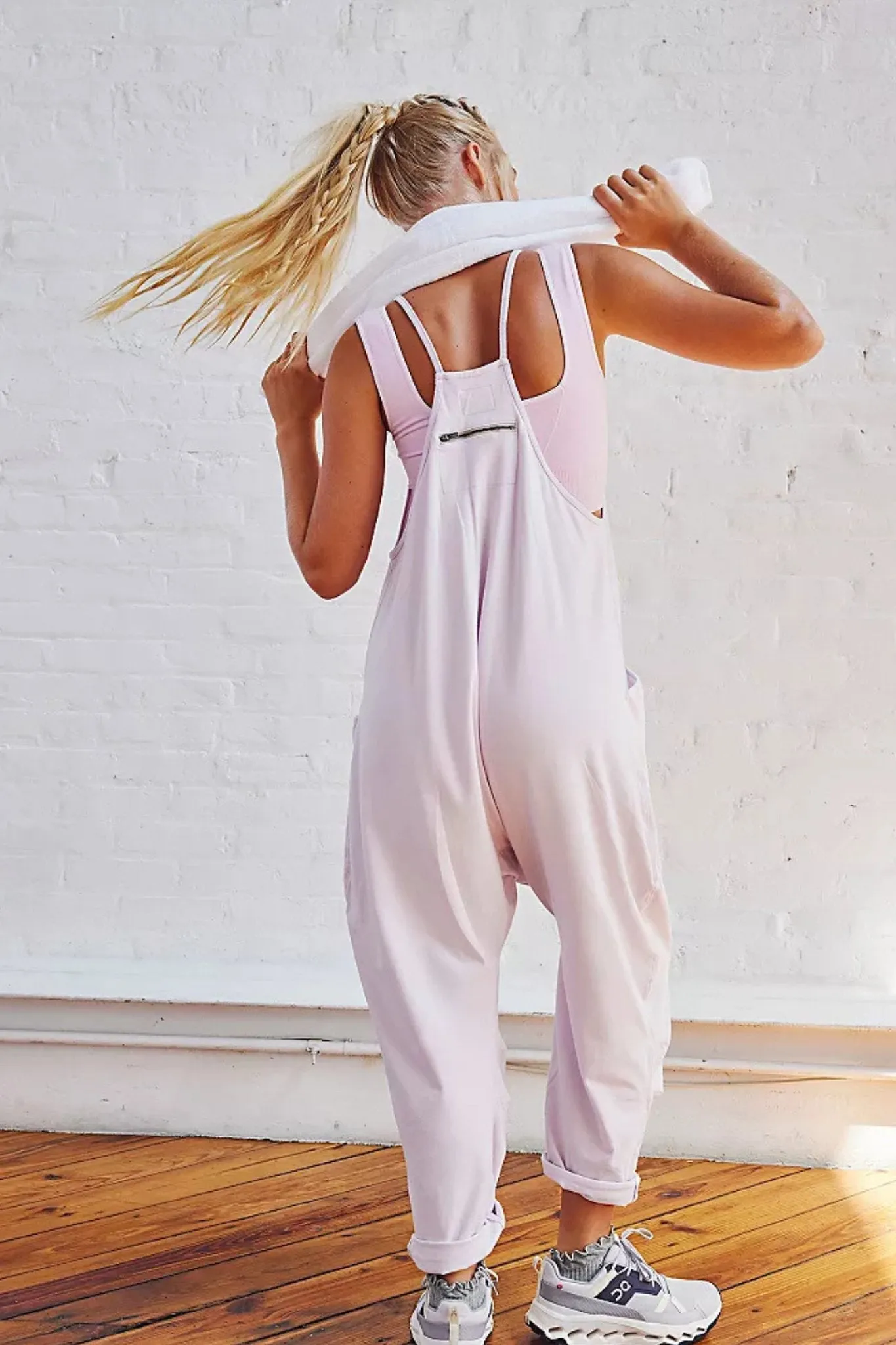 Free People: Hot Shot Onesie in Rose Quartz