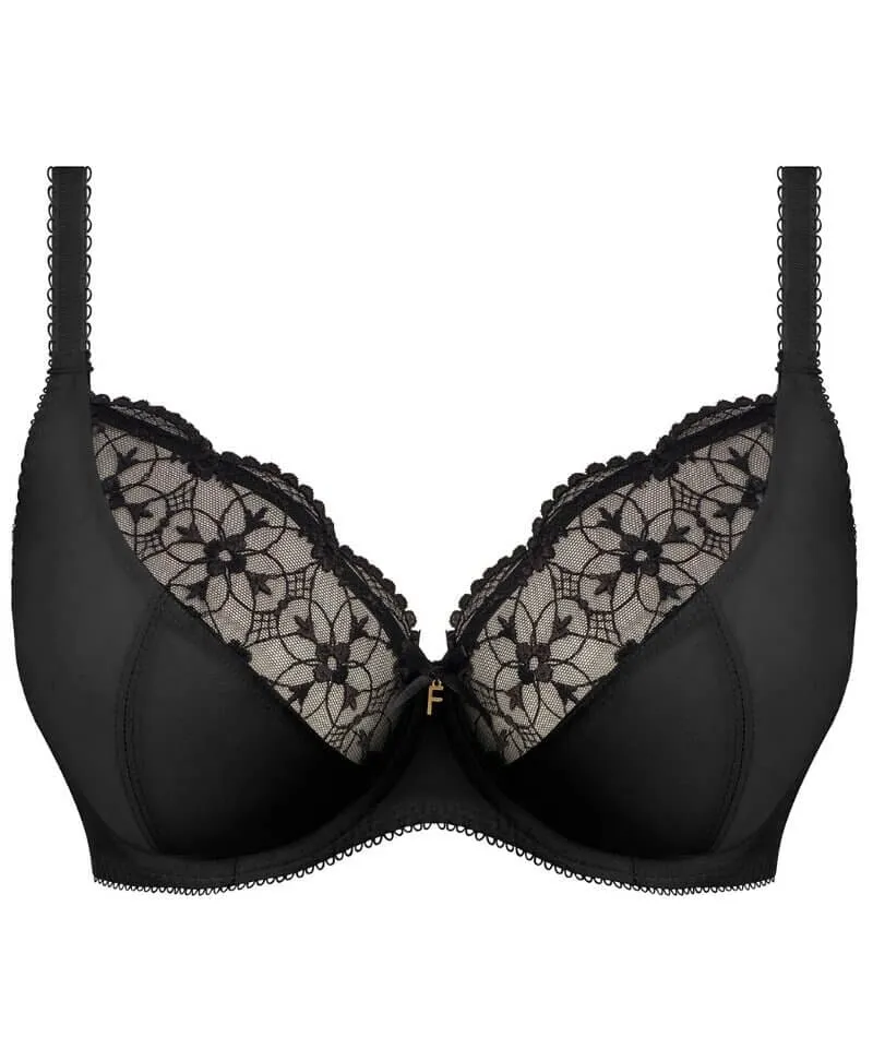 Freya Hallie Underwire Plunge Bra - Black