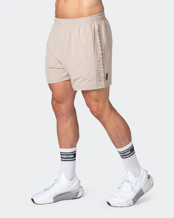 Function 4" Shorts - Bone