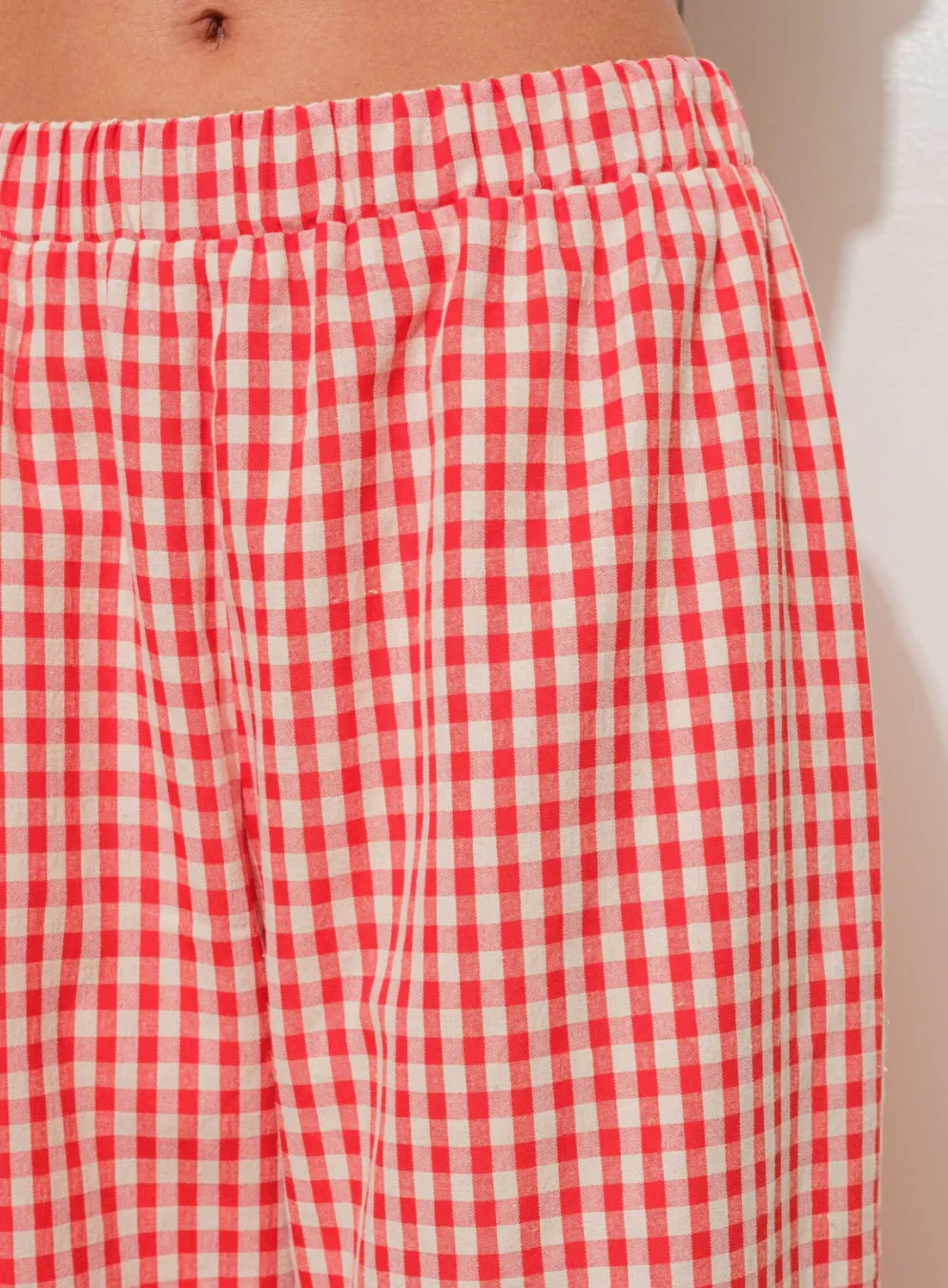 Gingham Relaxed Pants