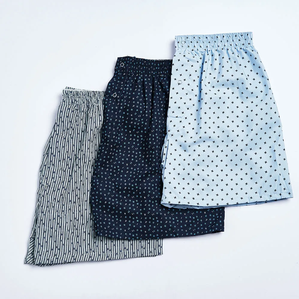 GRANA Boxer Shorts Prints - 3 pack