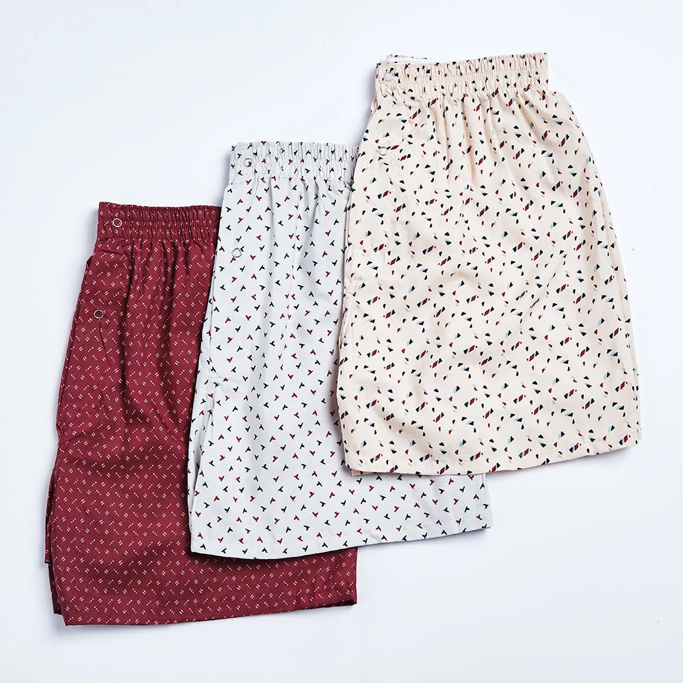 GRANA Boxer Shorts Prints - 3 pack