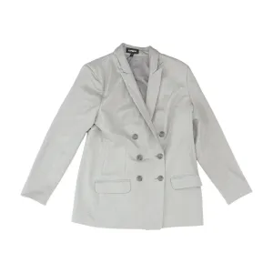 Gray Solid Blazer