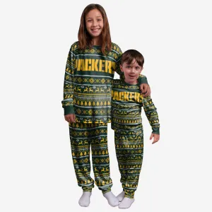 Green Bay Packers Youth Family Holiday Pajamas