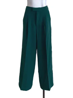 Green Long Slack Pants