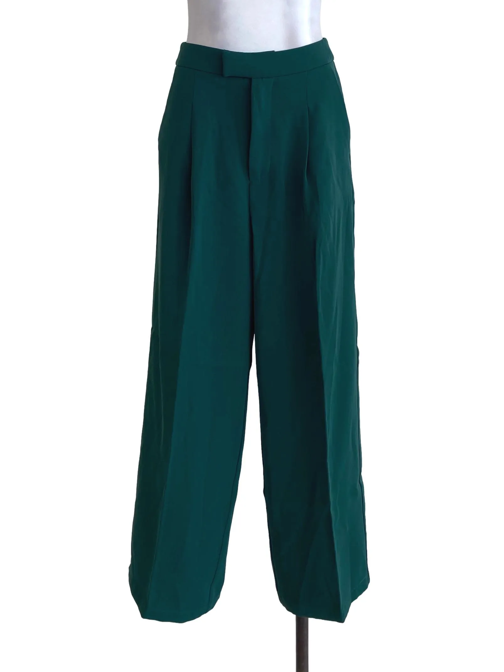 Green Long Slack Pants