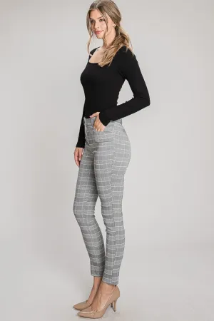 Grey Checked Pants