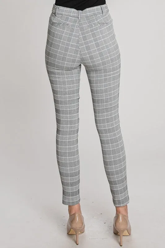 Grey Checked Pants