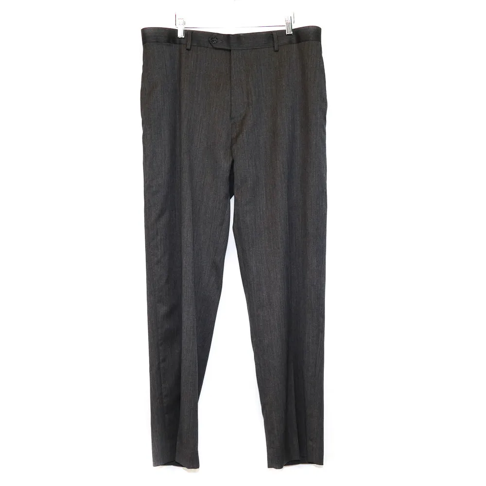 Grey Straight Cut Slacks (Cremieux)
