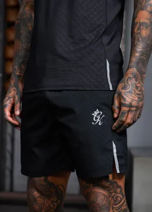 Gym King Debossed Victory Short 6.5" - Black