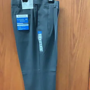 Haggar Grey Pleated Dress Slack