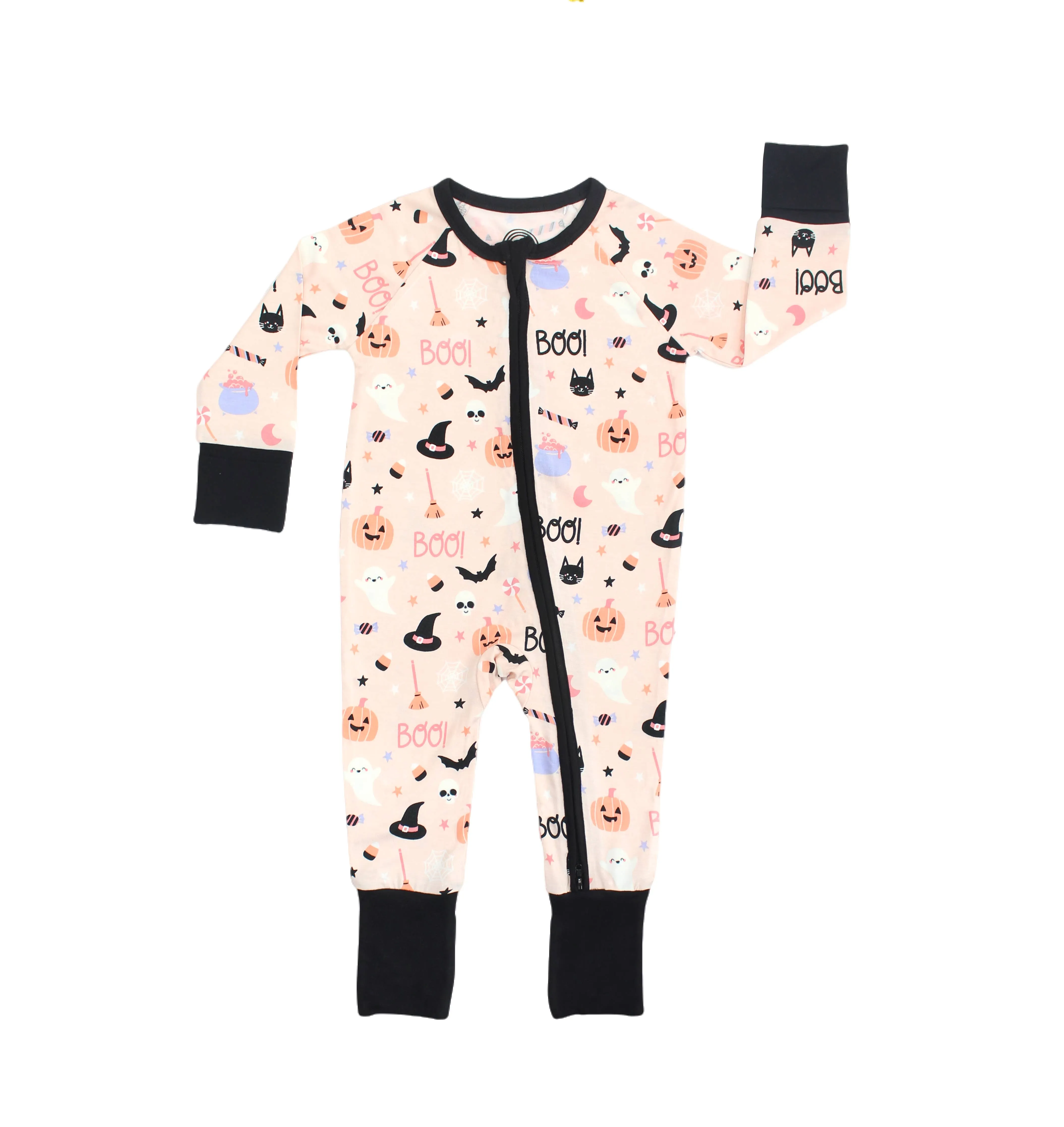 Halloween Sweet and Spooky Girls Glow in the Dark Pajamas Sleeper: 6-12M
