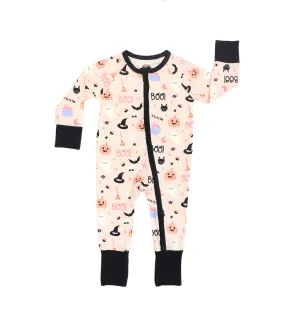 Halloween Sweet and Spooky Girls Glow in the Dark Pajamas Sleeper: 6-12M