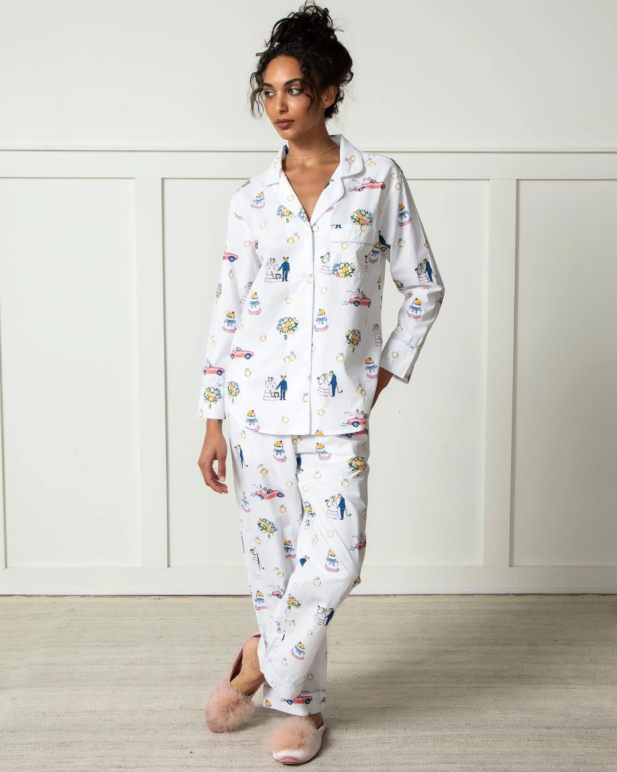 Happily Ever After - Petite Long PJ Set - Cloud