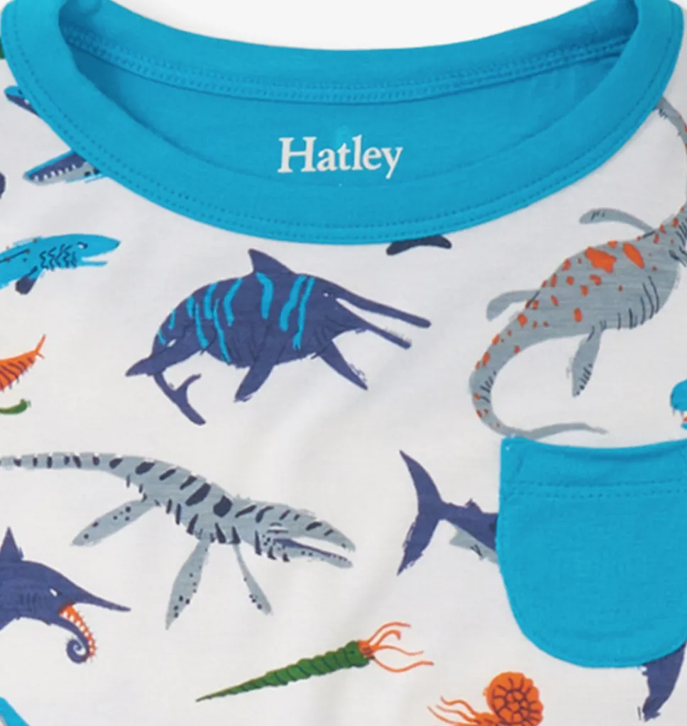 Hatley Prehistoric Marine Bamboo Summer Pyjamas