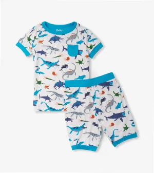 Hatley Prehistoric Marine Bamboo Summer Pyjamas