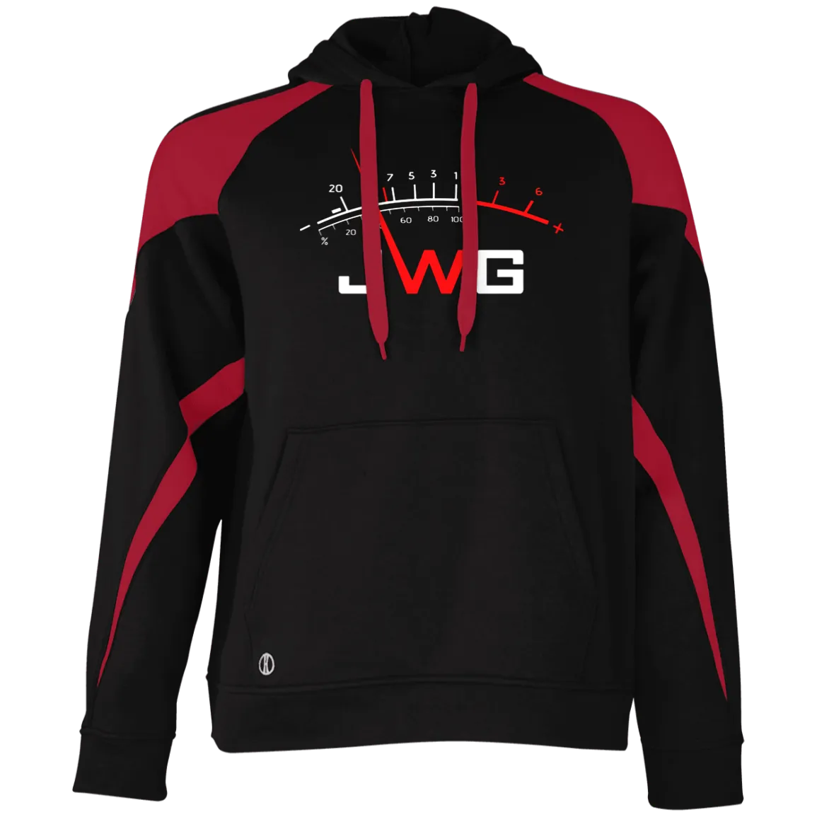 Heff413 Athletic Colorblock Fleece Hoodie