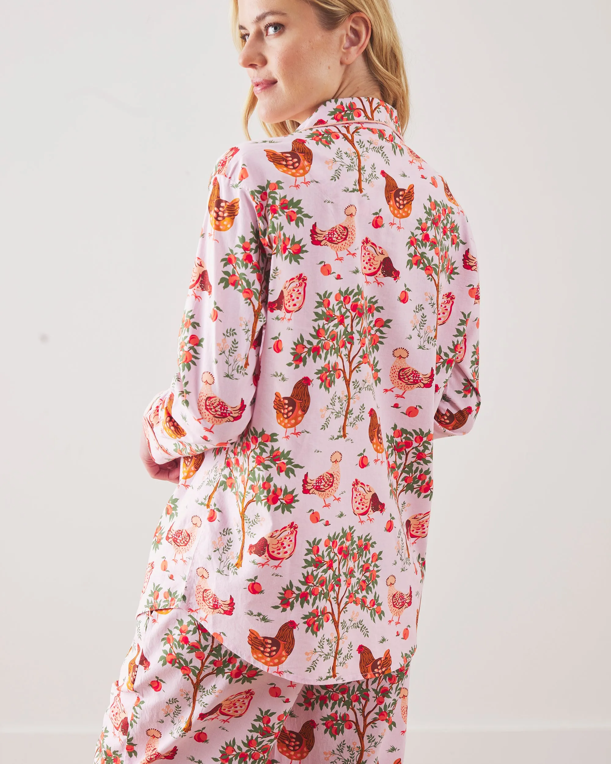 Hen House - Petite Long PJ Set - Ballet Pink