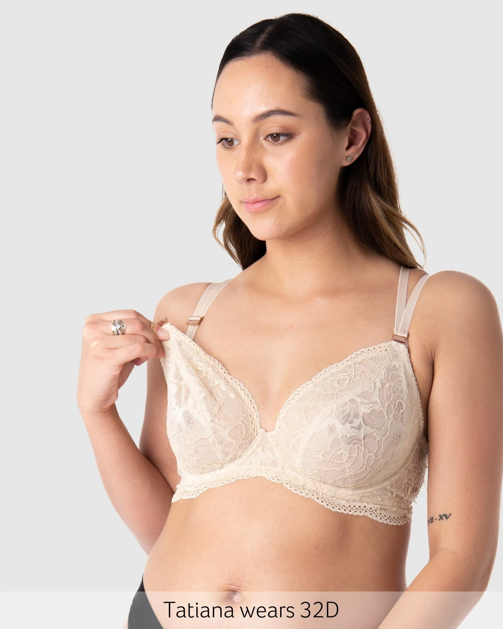 Heroine Plunge Nursing Bra - Sand
