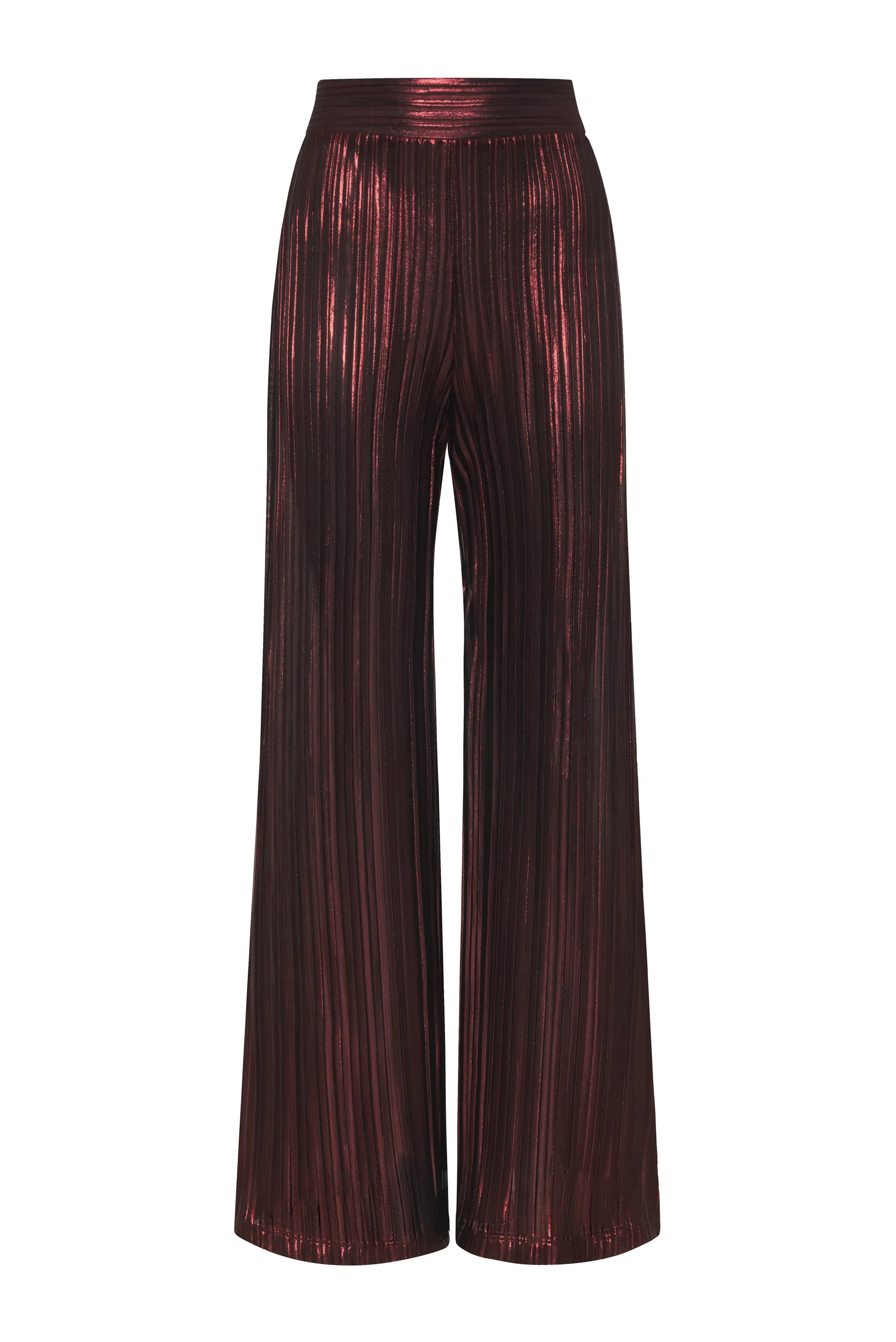 High Waist Metallic Pant