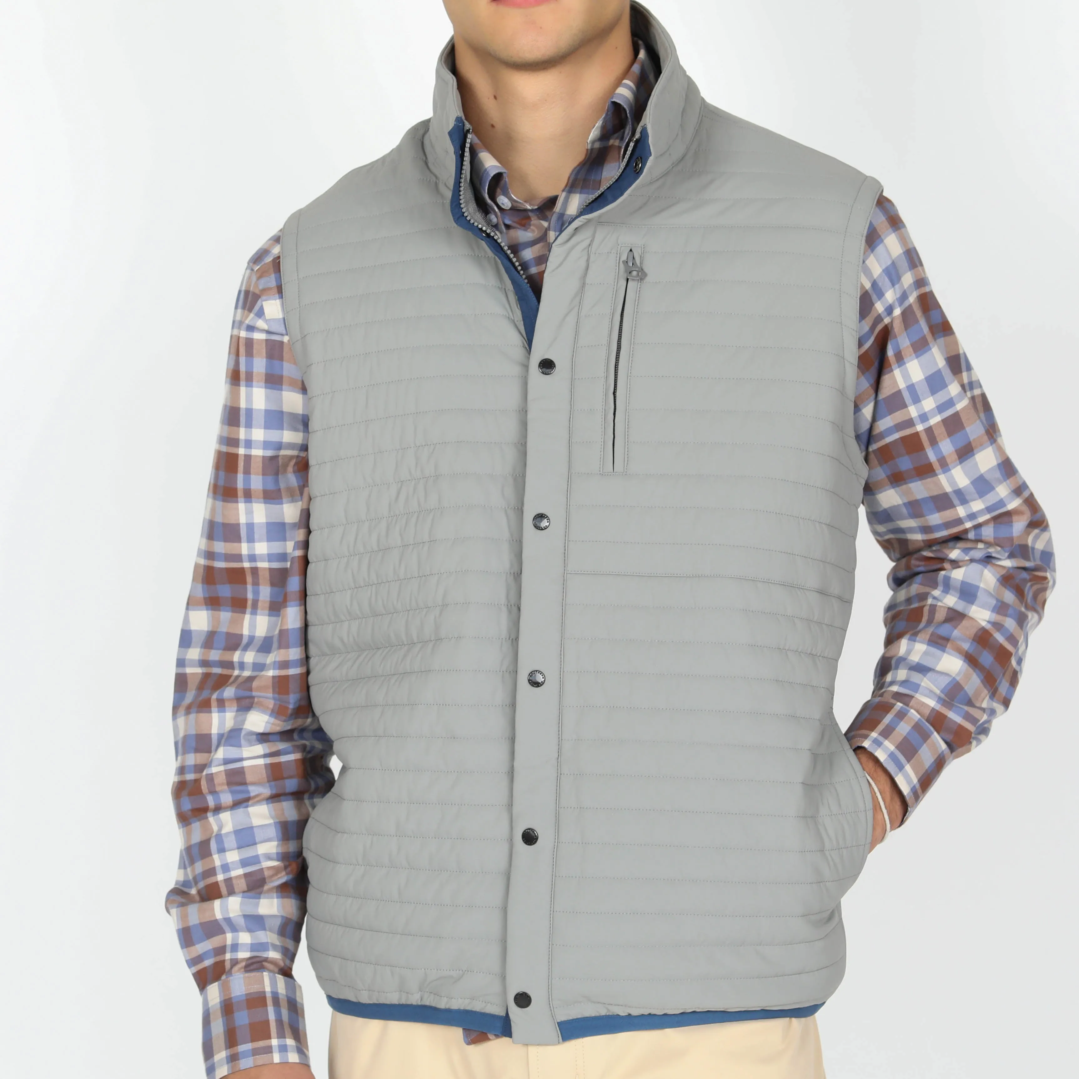 Hinton Vest- Grey Final Sale