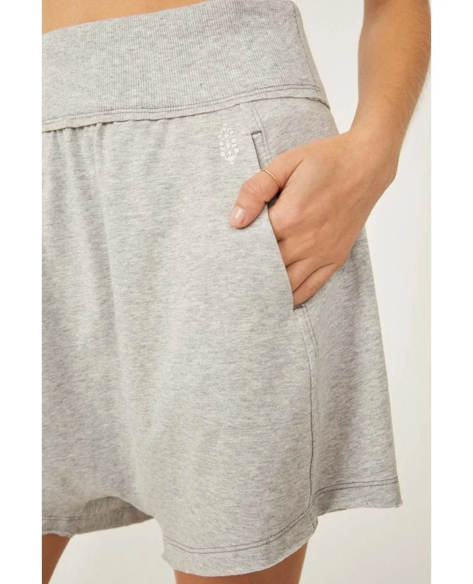 Hot Shot Harem Short Light Heather