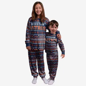 Houston Astros Youth Family Holiday Pajamas