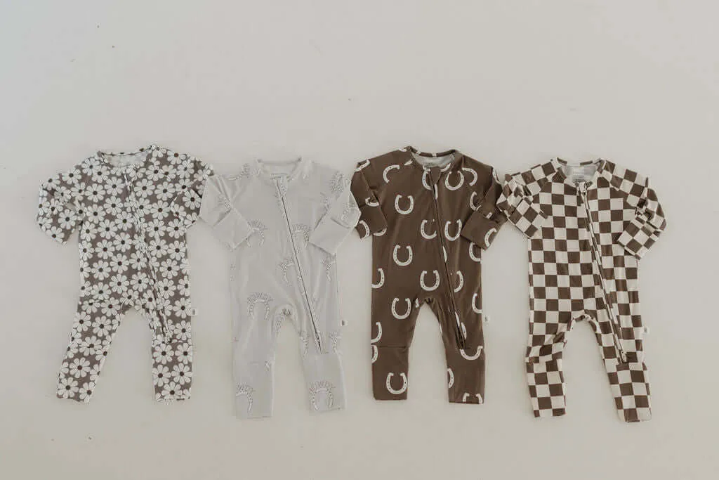 Howdy | Bamboo Zip Pajamas