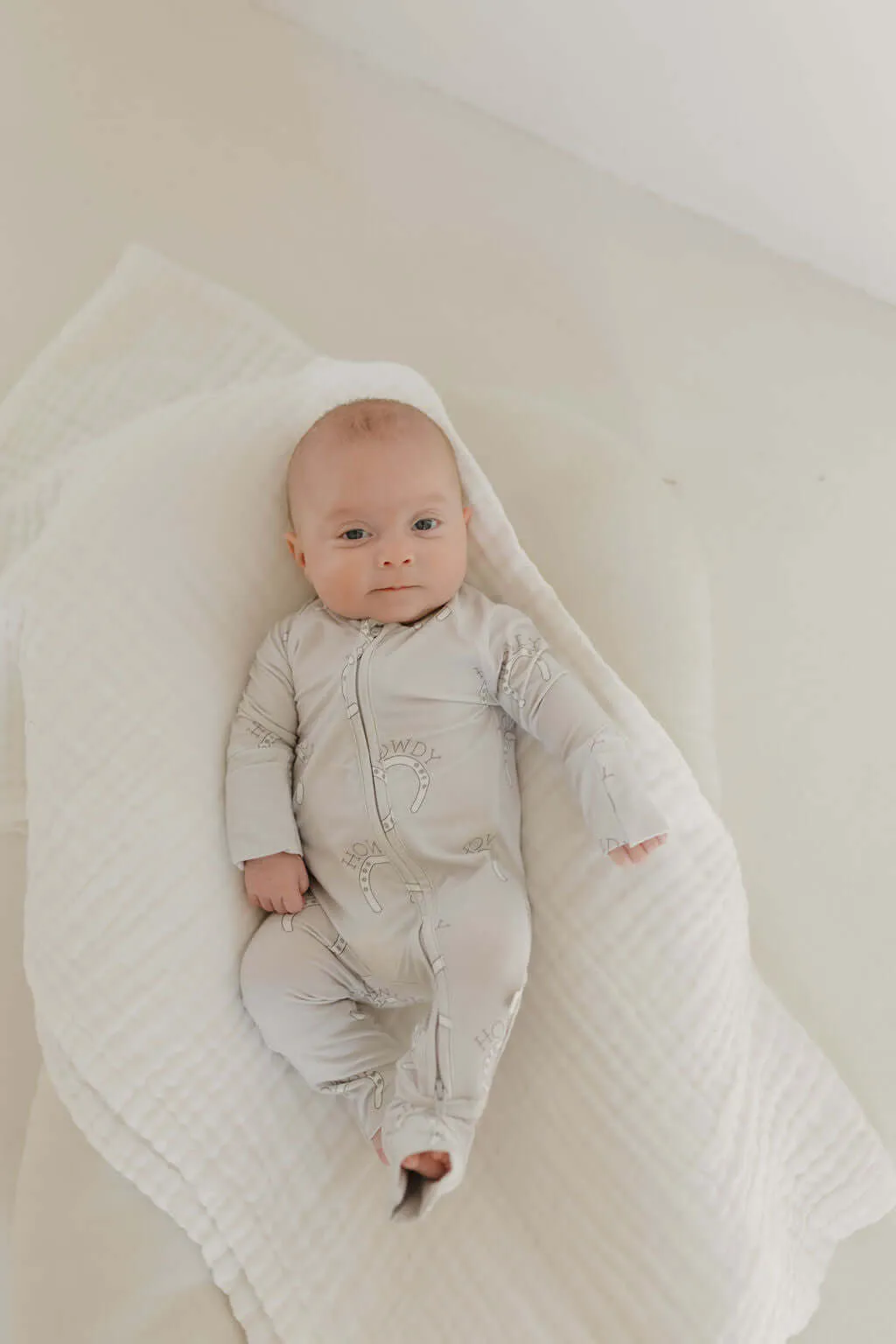 Howdy | Bamboo Zip Pajamas