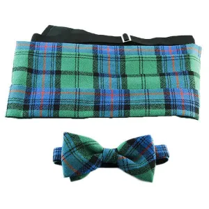 Hunter Modern Tartan Cummerbund & Bow Tie Set