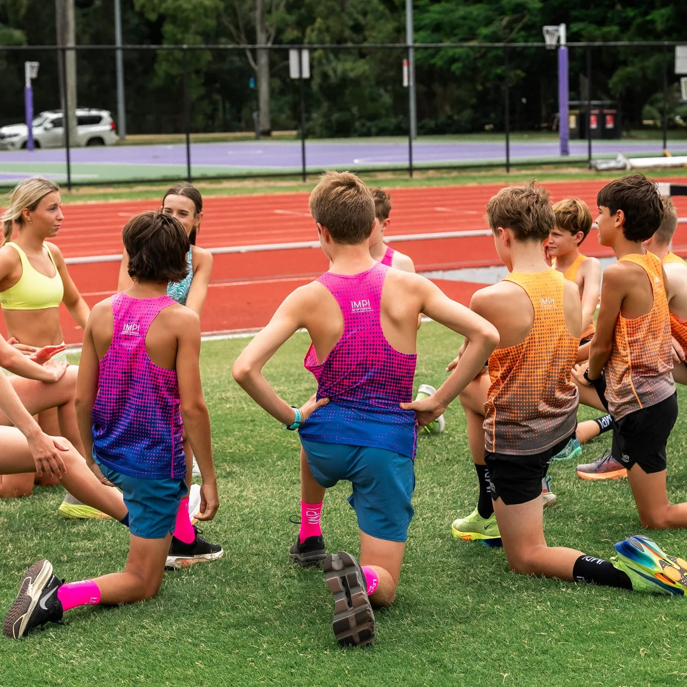 IMPI Boys Running Shorts - Blue