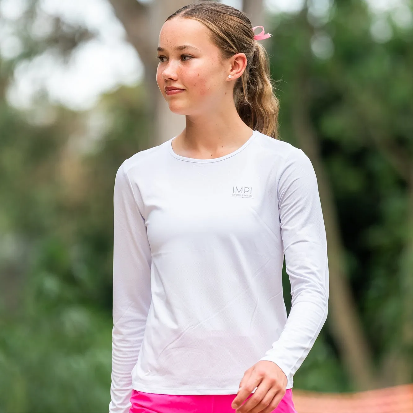 IMPI Long Sleeve Running Tee - White