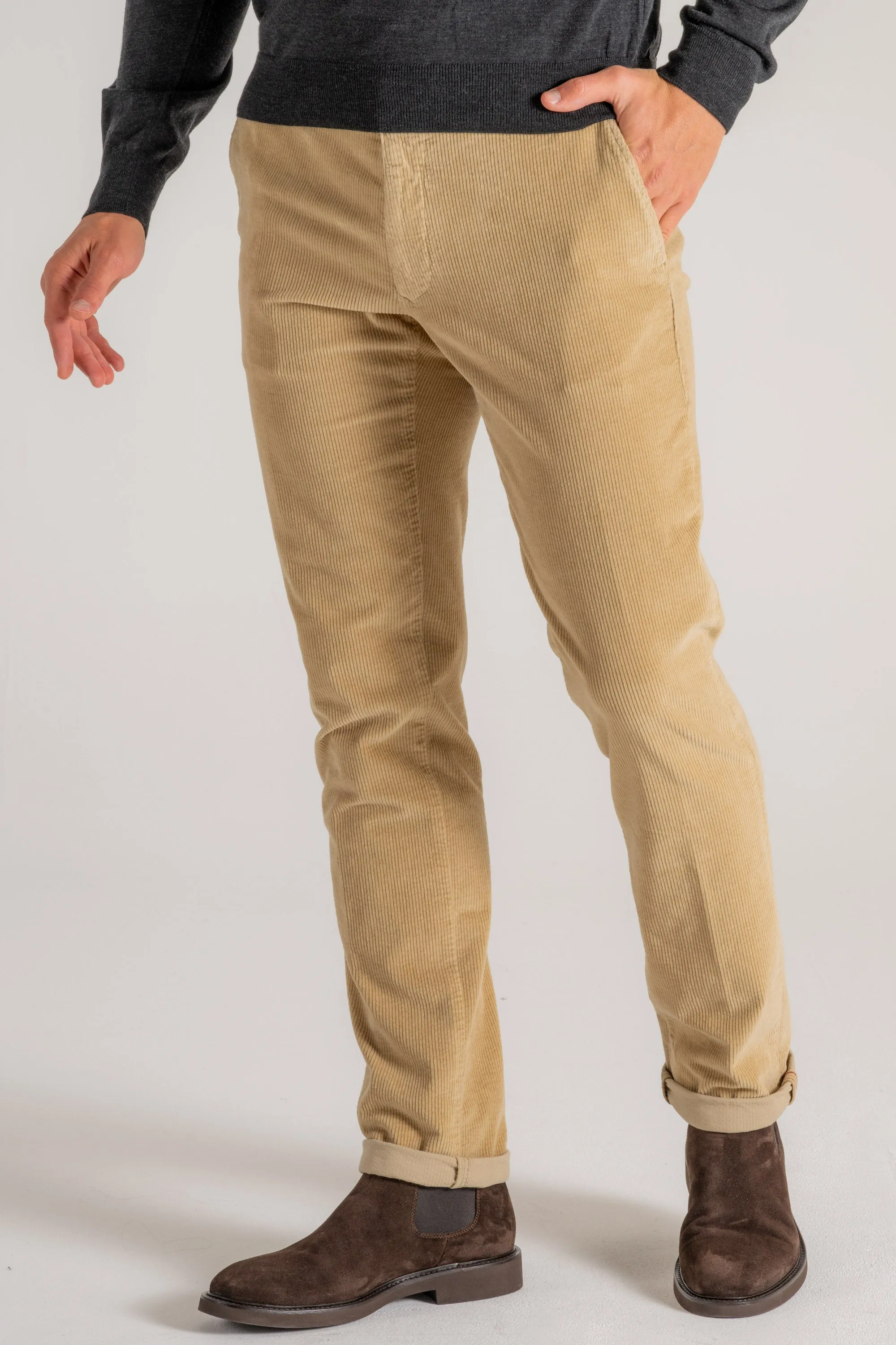 Incotex Slacks Pantalone Beige Uomo